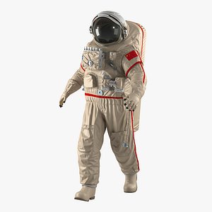 Chinese Space Suit Haiying Rigged 3D Model