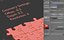 Repeatable jigsaw puzzle module with edge parts