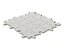 Repeatable jigsaw puzzle module with edge parts