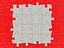 Repeatable jigsaw puzzle module with edge parts