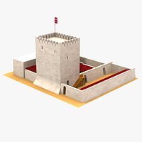Crusaders Castle Station A 1200 AD