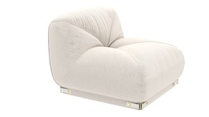 3D GHIDINI1961 LEISURE Upholstered fabric armchair