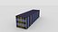 Pacchetto treno cartoon low-poly