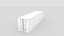 Pacchetto treno cartoon low-poly