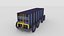 Pacchetto treno cartoon low-poly