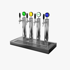 3d beer tap 2 model
