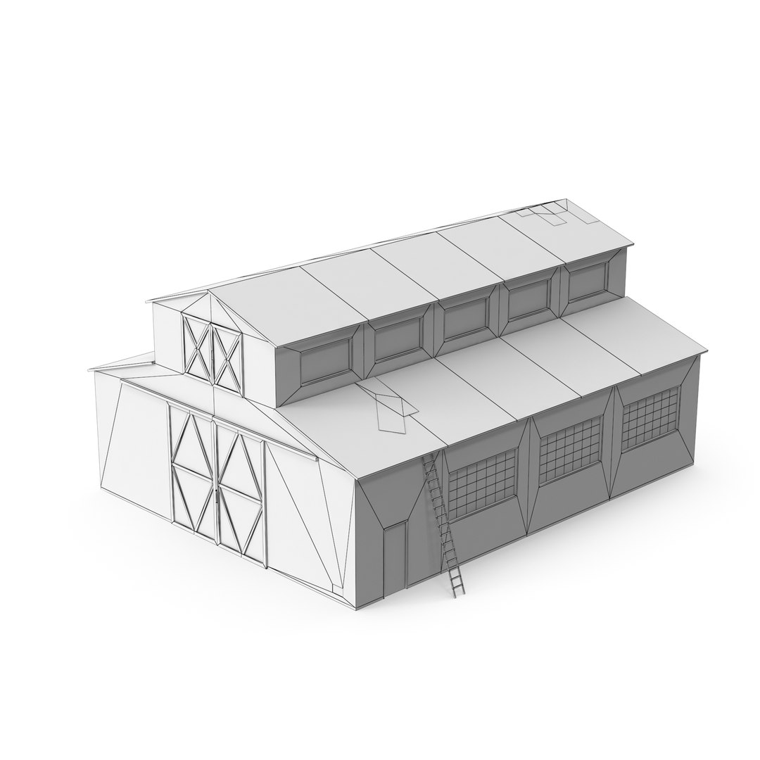 Farm Barn 3D Model TurboSquid 2113978