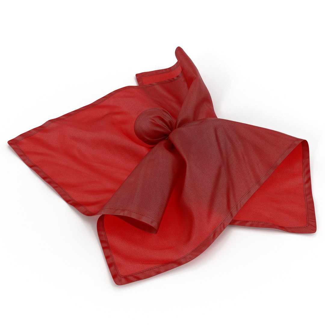 Football Penalty Flag Red 2 3D Model 3D model preview