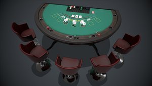 Blackjack table PBR
