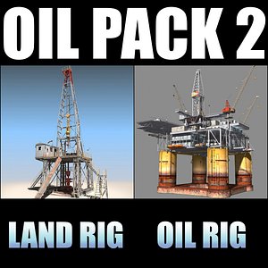oil rig derrick 3d 3ds
