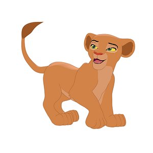 Nala Lion Cub 3D