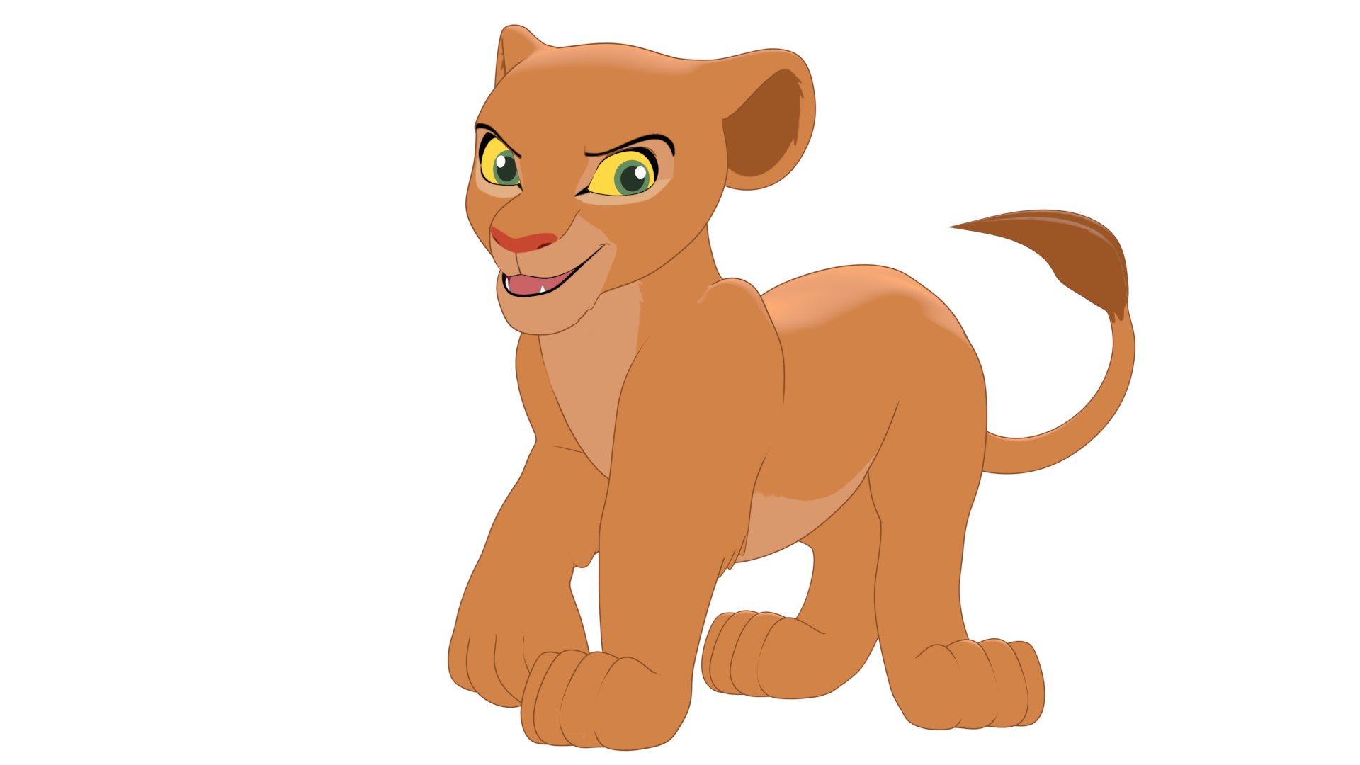 Nala Lion Cub 3D - TurboSquid 2102156