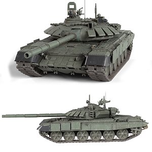 3D T 72 B3 Main Battle Tank model