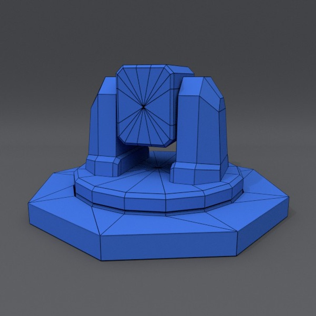 Maya Scifi Turret