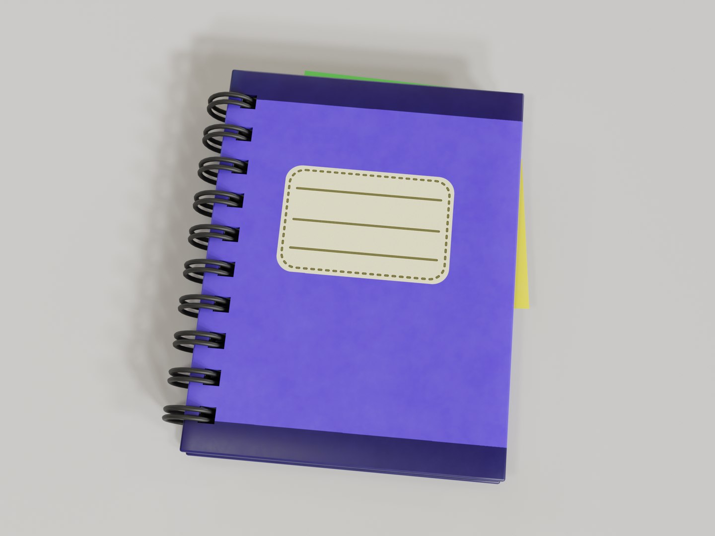 3D Notebook Model - TurboSquid 1791677