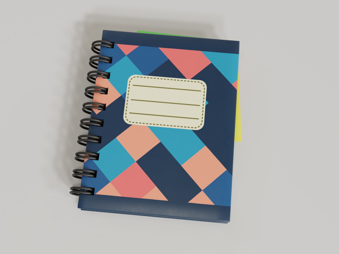 3D Notebook Model - TurboSquid 1791677