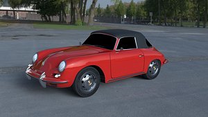 obj porsche 356 hdri