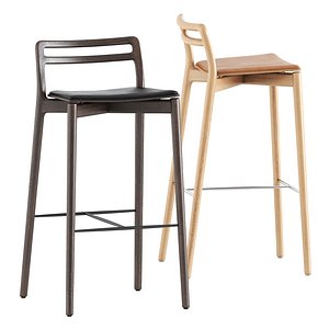 Cabin bar stool by vipp 3D model
