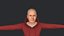 Dwight D Eisenhower Personagem 3D hiper-realista de corpo inteiro totalmente equipado