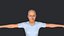 Dwight D Eisenhower Personagem 3D hiper-realista de corpo inteiro totalmente equipado