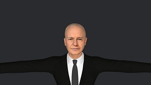 Dwight D Eisenhower Hyper Realistic Full Body Fully Rigged 3D Character