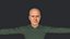 Dwight D Eisenhower Personagem 3D hiper-realista de corpo inteiro totalmente equipado