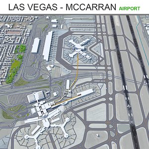 Las Vegas McCarran Airport model