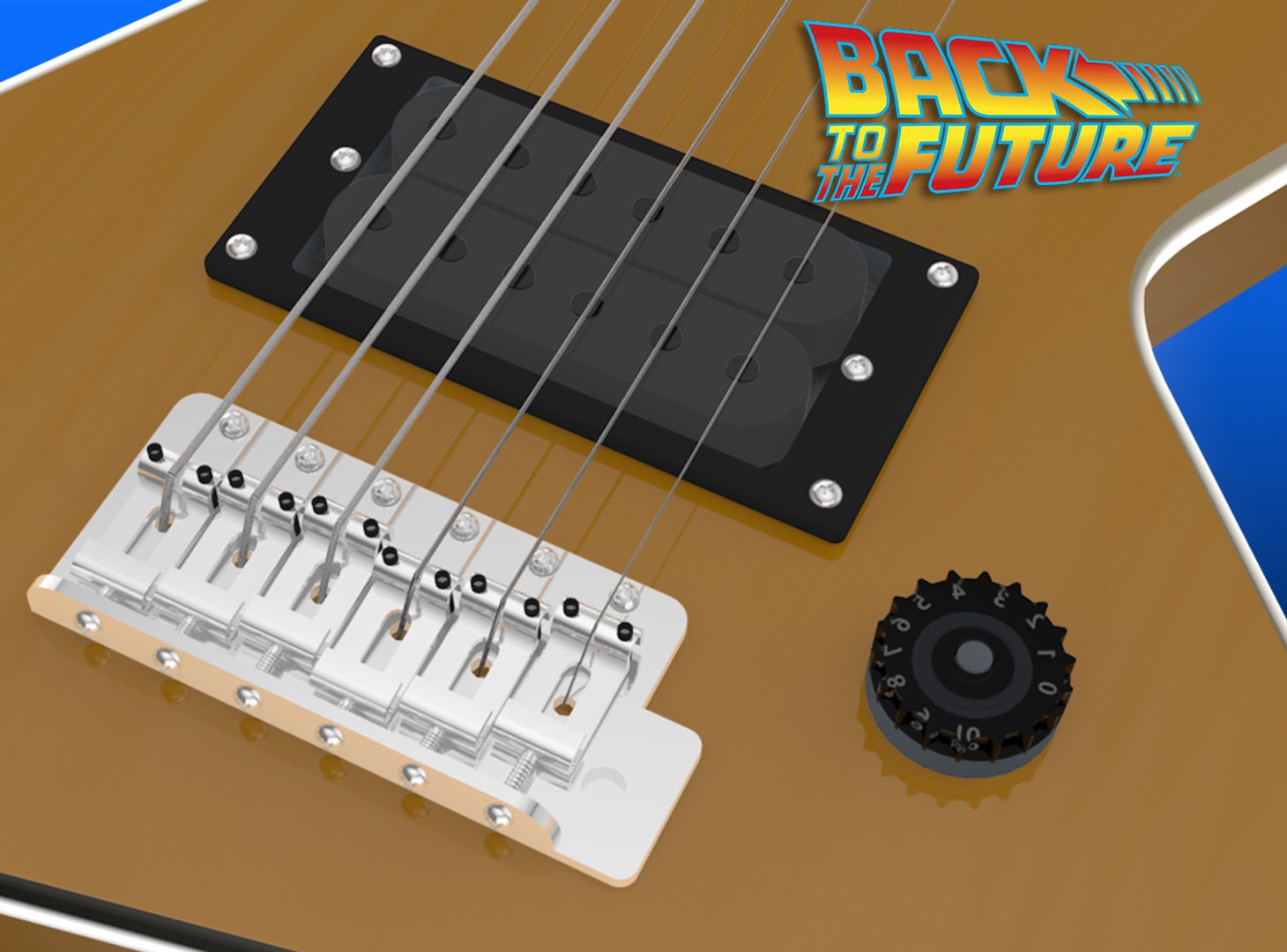 3d Model Erlewine Chiquita Travel Guitar