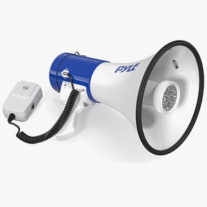 3D model pyle pmp51lt megaphone speaker