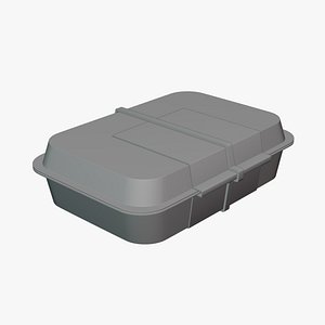 Basic Food Container - Geometry Only No Textures No Materials