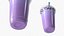 Berry Bubble Tea with Tapioca Pearls Purple 3D model