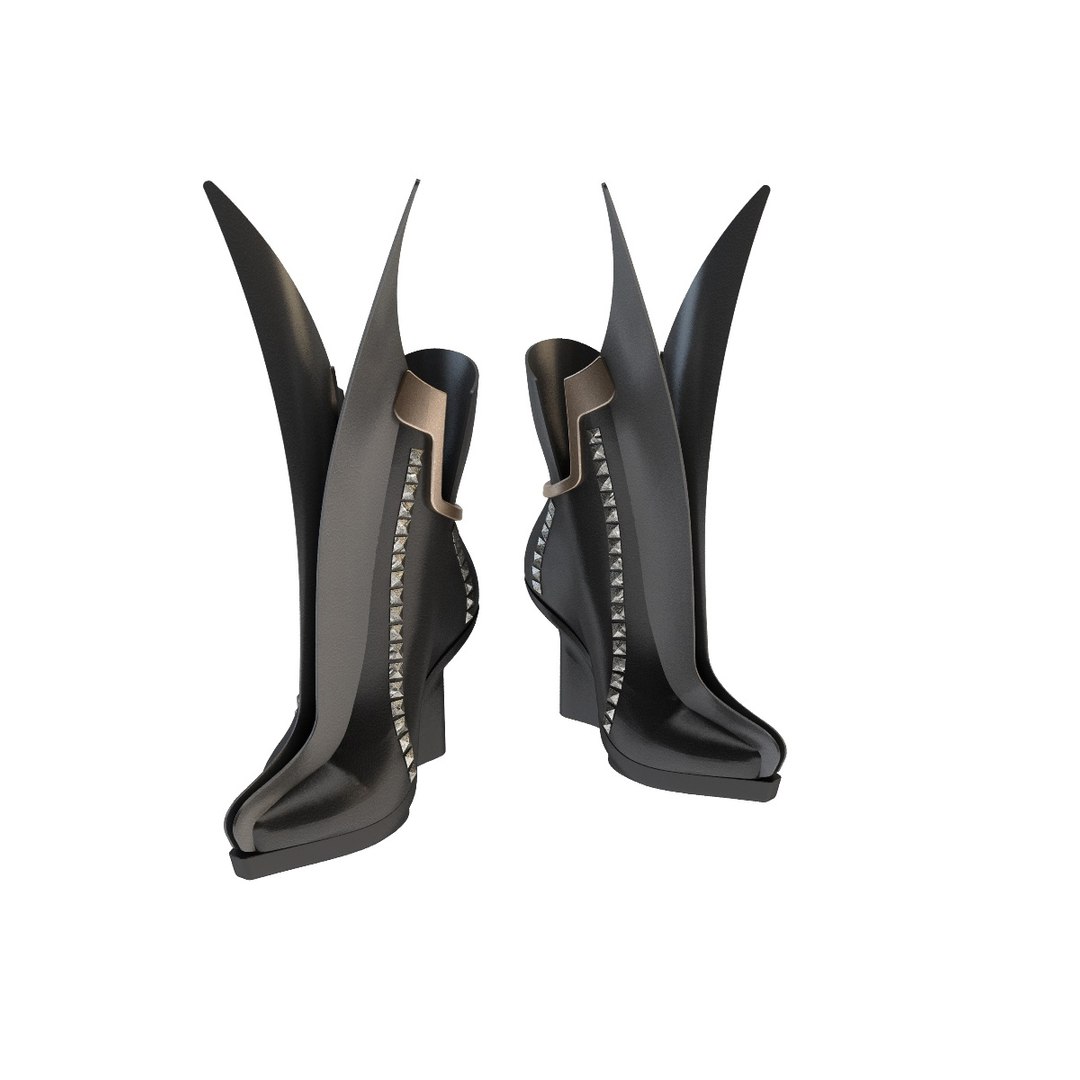 3D Model Ankle Boot - TurboSquid 1354907