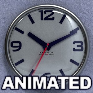 KARLSSON 100 per cent REALISTICALLY ANIMATED WALL CLOCK 1ST MODEL