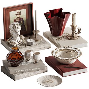 3D Decorative set 46-vintage