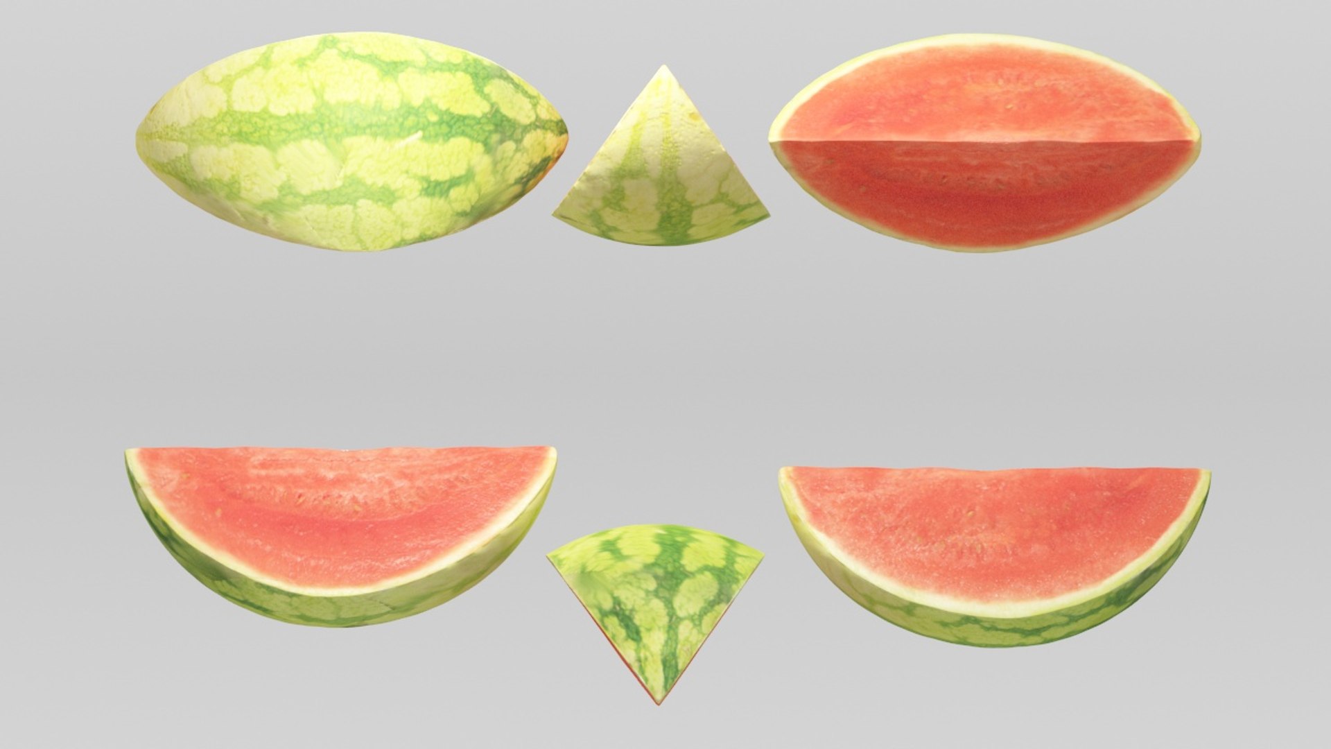 3D Real Fruits https://p.turbosquid.com/ts-thumb/pN/tilXHs/7N/vpwatermelonsv1pieceallsides/jpg/1695486330/1920x1080/fit_q87/b676db93e40fd21bec8702d6104d34d92e4ad5d6/vpwatermelonsv1pieceallsides.jpg