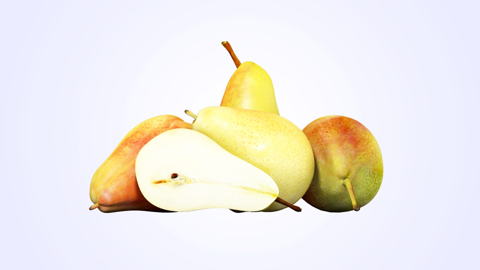 3D Real Fruits https://p.turbosquid.com/ts-thumb/pN/tilXHs/Vo/vppearsfrontview/jpg/1695486338/1920x1080/fit_q87/c46ec917b3735ad4d3dfacb08b7fe002aedc89ba/vppearsfrontview.jpg