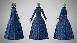 Dress 30 Midnight Petal model