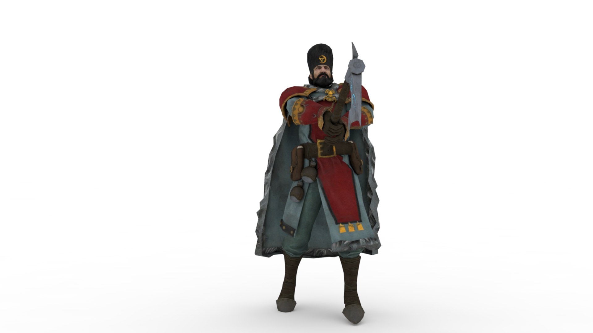 Steampunk Royal Guard Model - TurboSquid 2395628