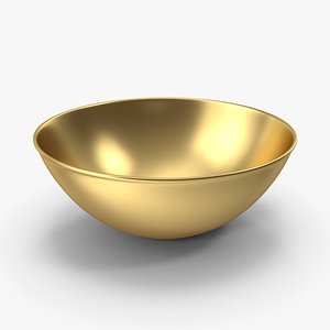 Gold Bowl 3D model