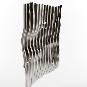 Metal plate low poly