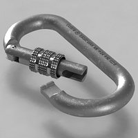 Screwgate oval karabiner