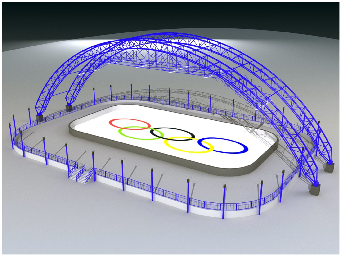 Generic Arena Outdoor Cover 3d Model