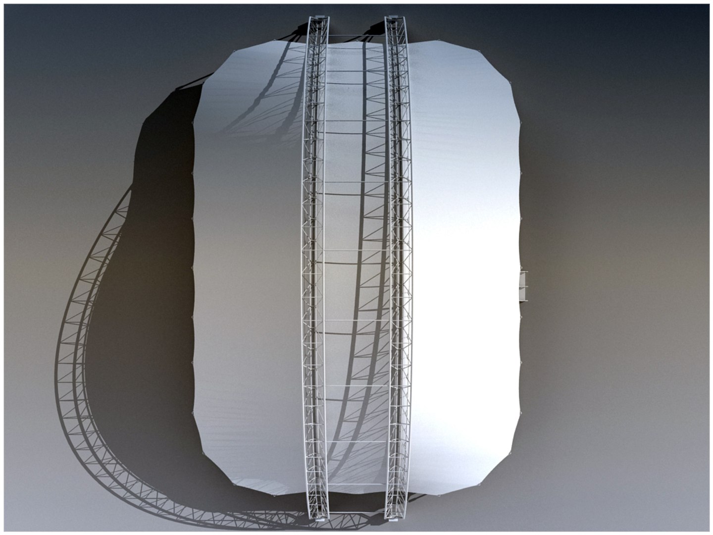 Generic Arena Outdoor Cover 3d Model