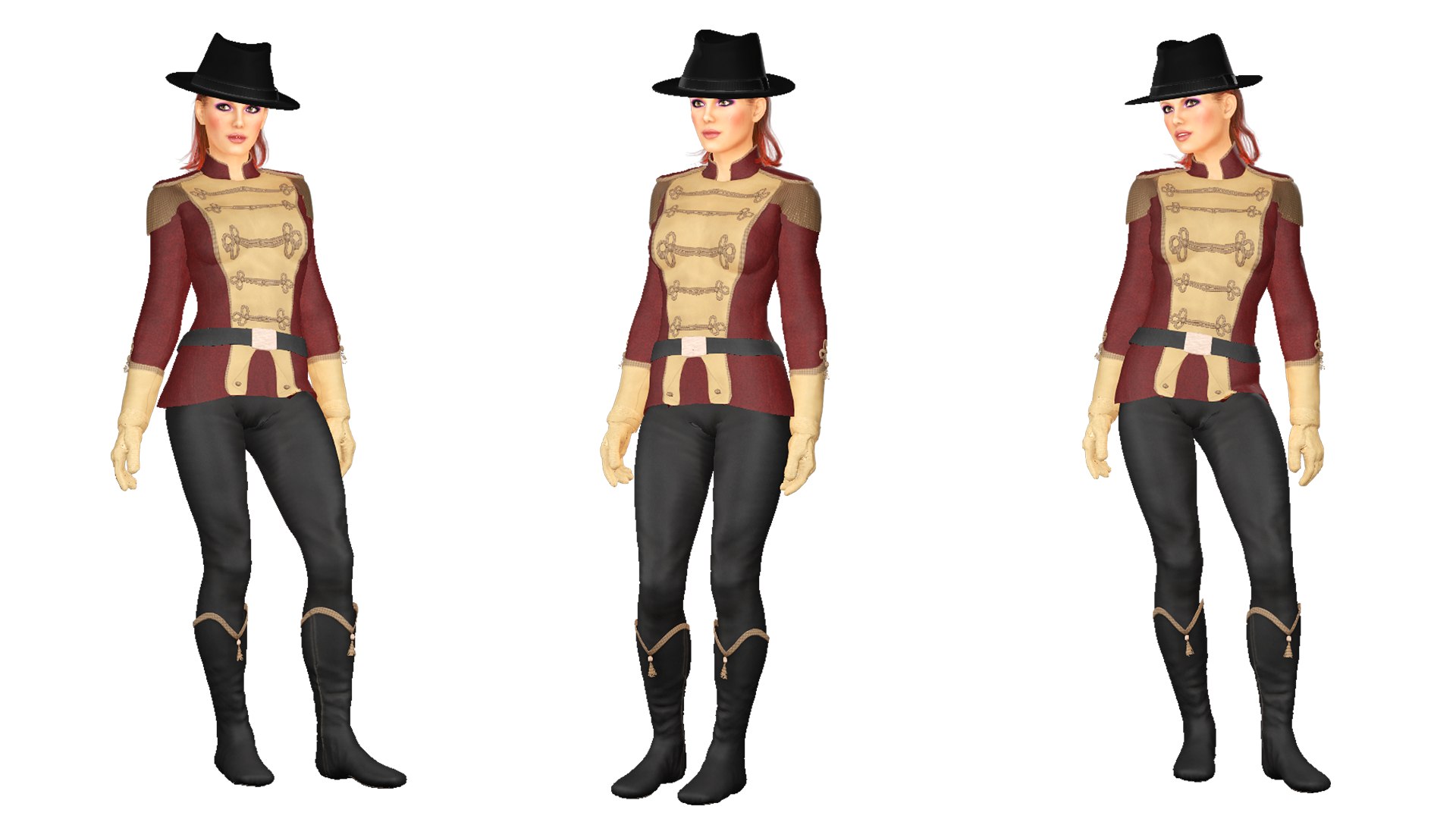 Realistic Rigged Soldier Woman-Simey Character 3D Model 3D - TurboSquid ...