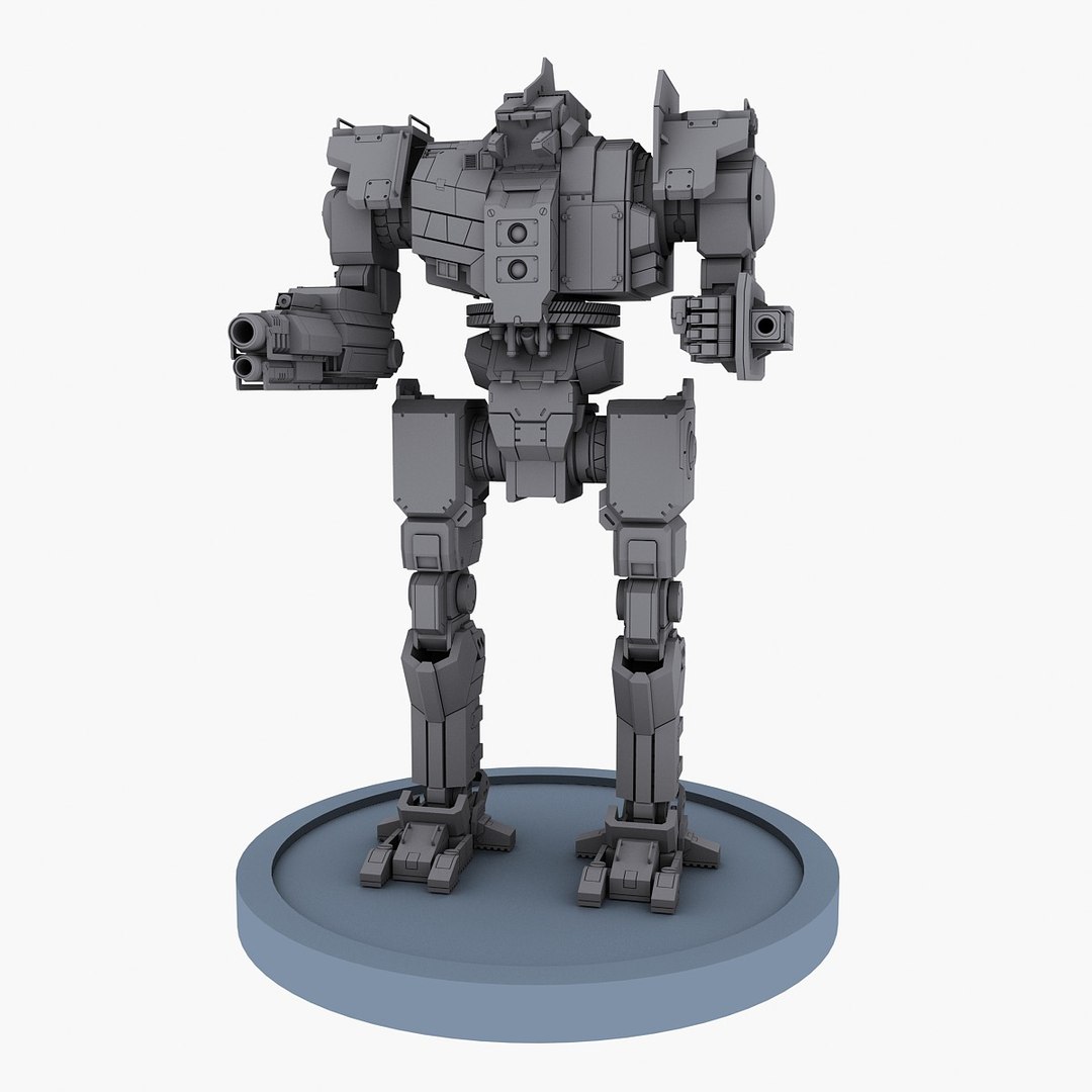 3d Model Robot Concept