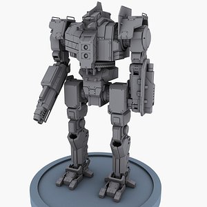 3d model robot concept