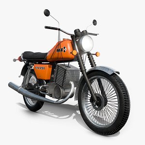 3D Motorcycle ETZ MZ 250