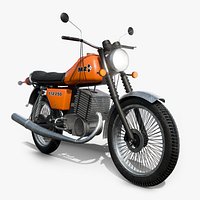 Motorcycle ETZ MZ 250 Polish Poland Soviet