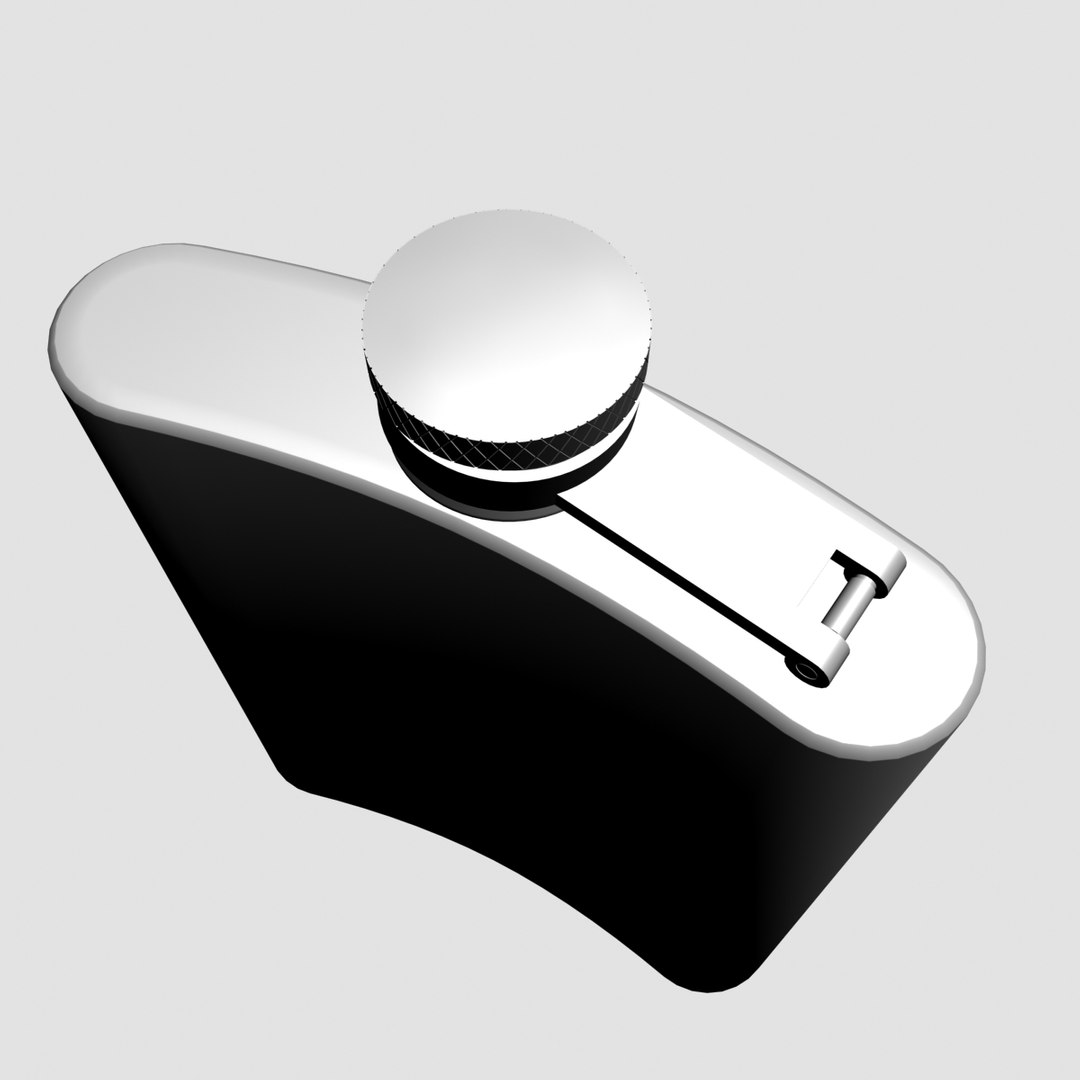 3d flask model