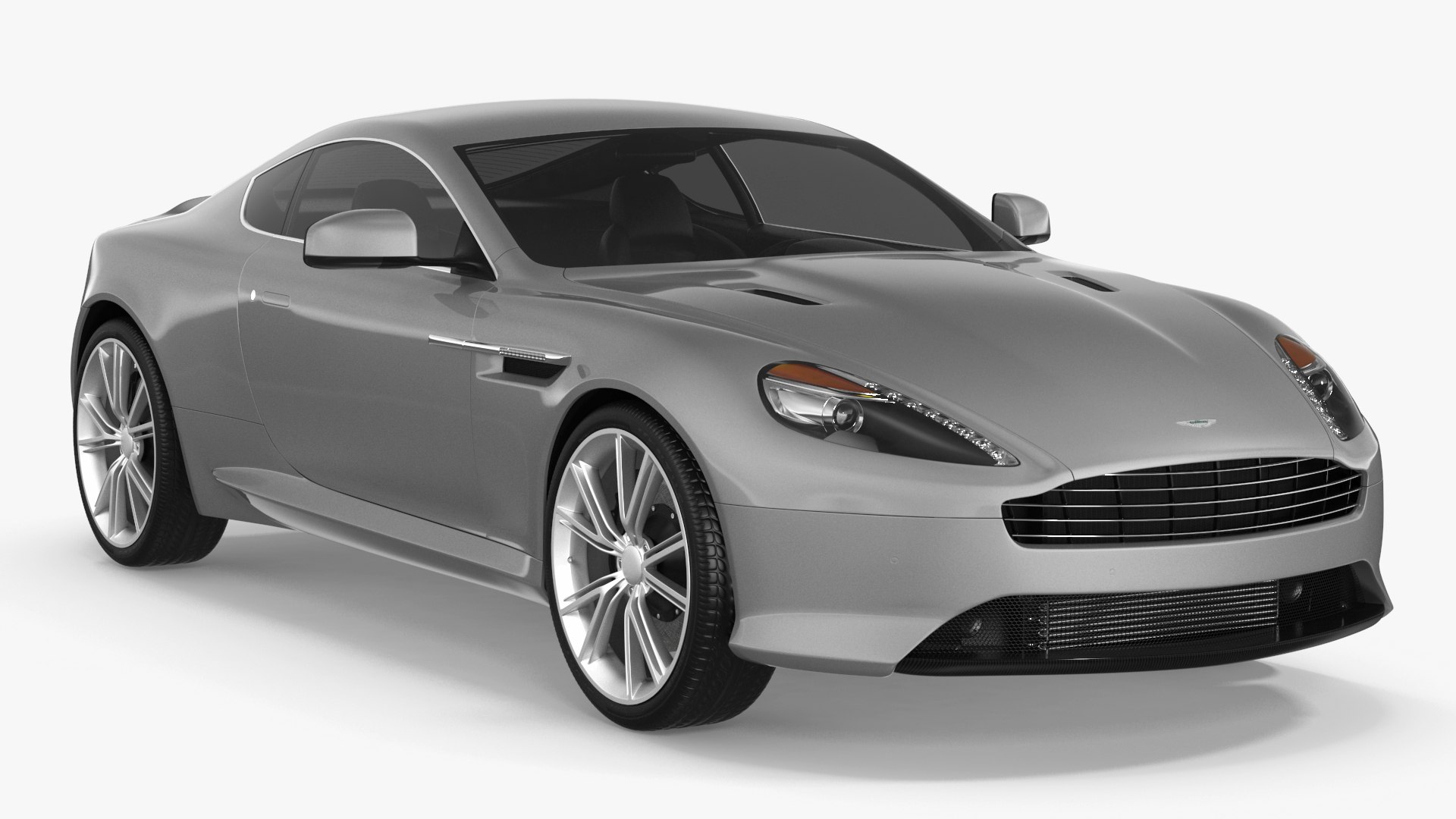 Aston Martin DB9 3D model preview